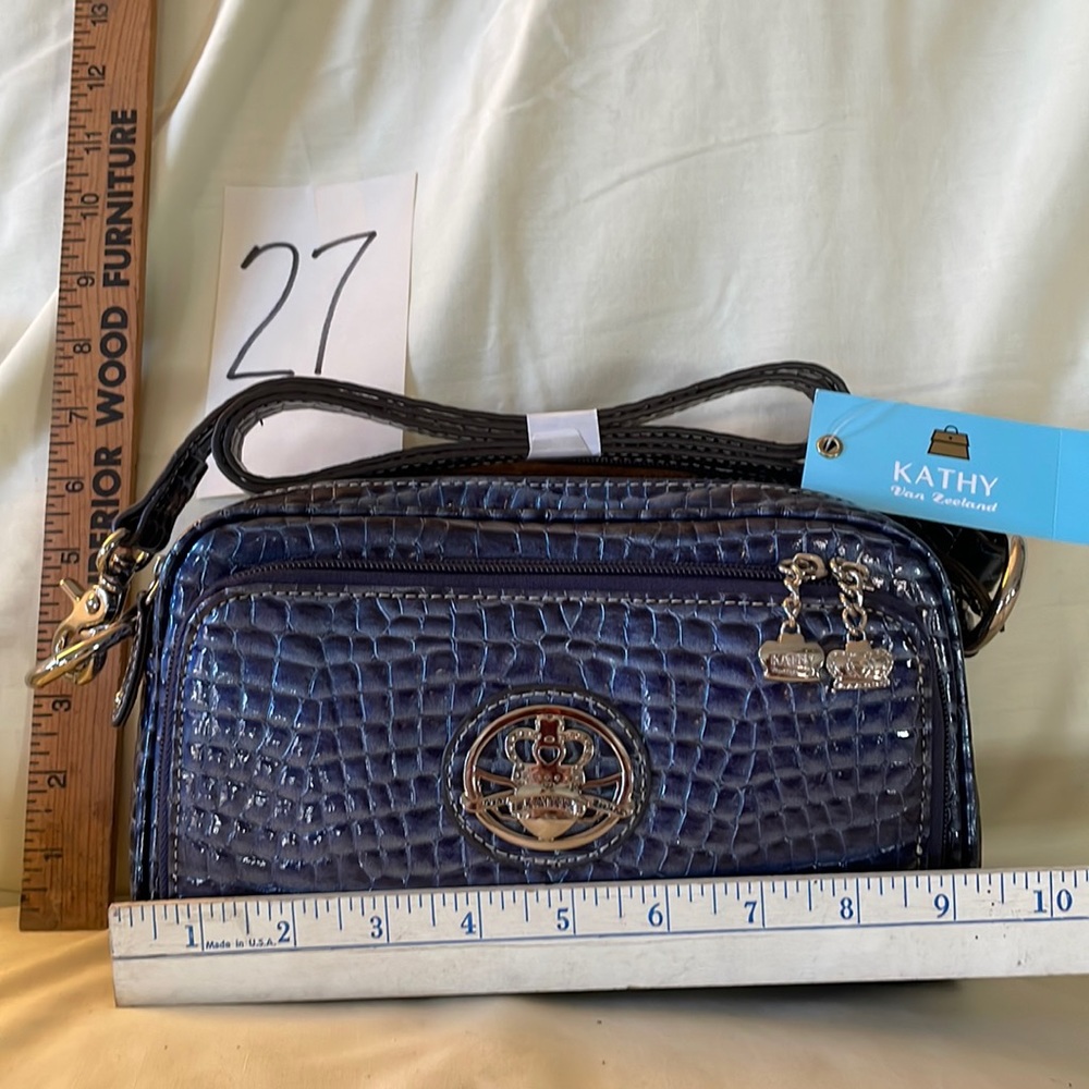 Brand new Kathy Van Zeeland Sapphire purse